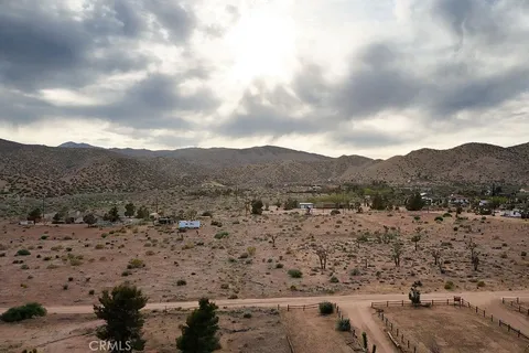 a view of a terrace with a small space