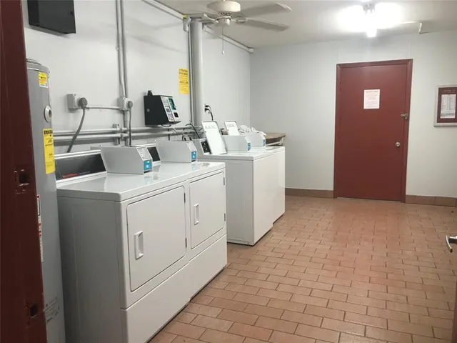 a building with trees in front of it