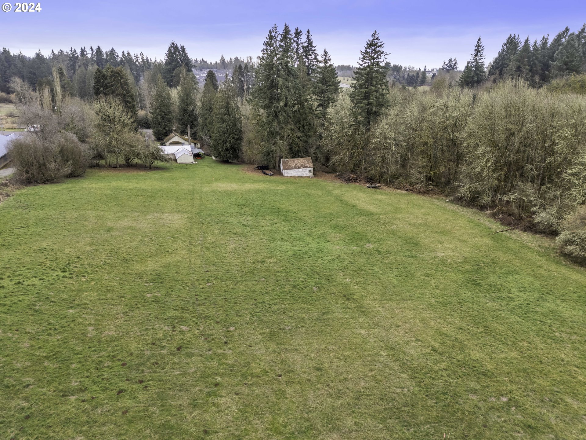 1804 Northeast 179th Street Ridgefield, WA 98642 - Photo 9 of 12 a view of a field with trees in the background
