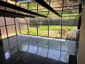 a view of an outdoor space and a balcony