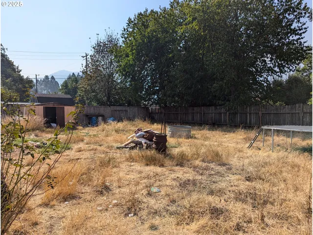 a view of a lake with a patio