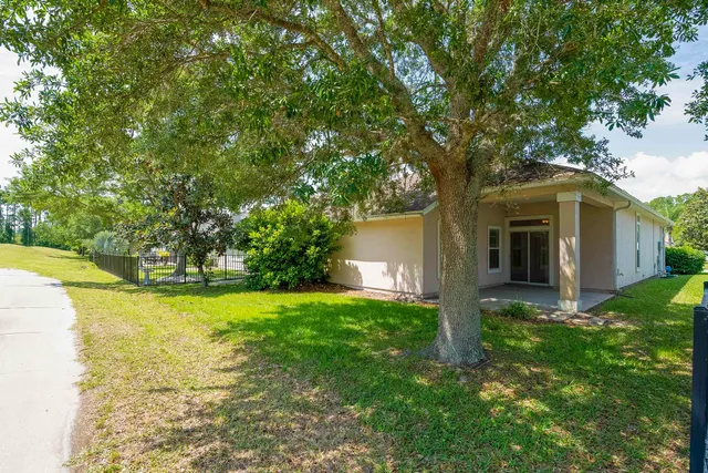 a view of front door of house