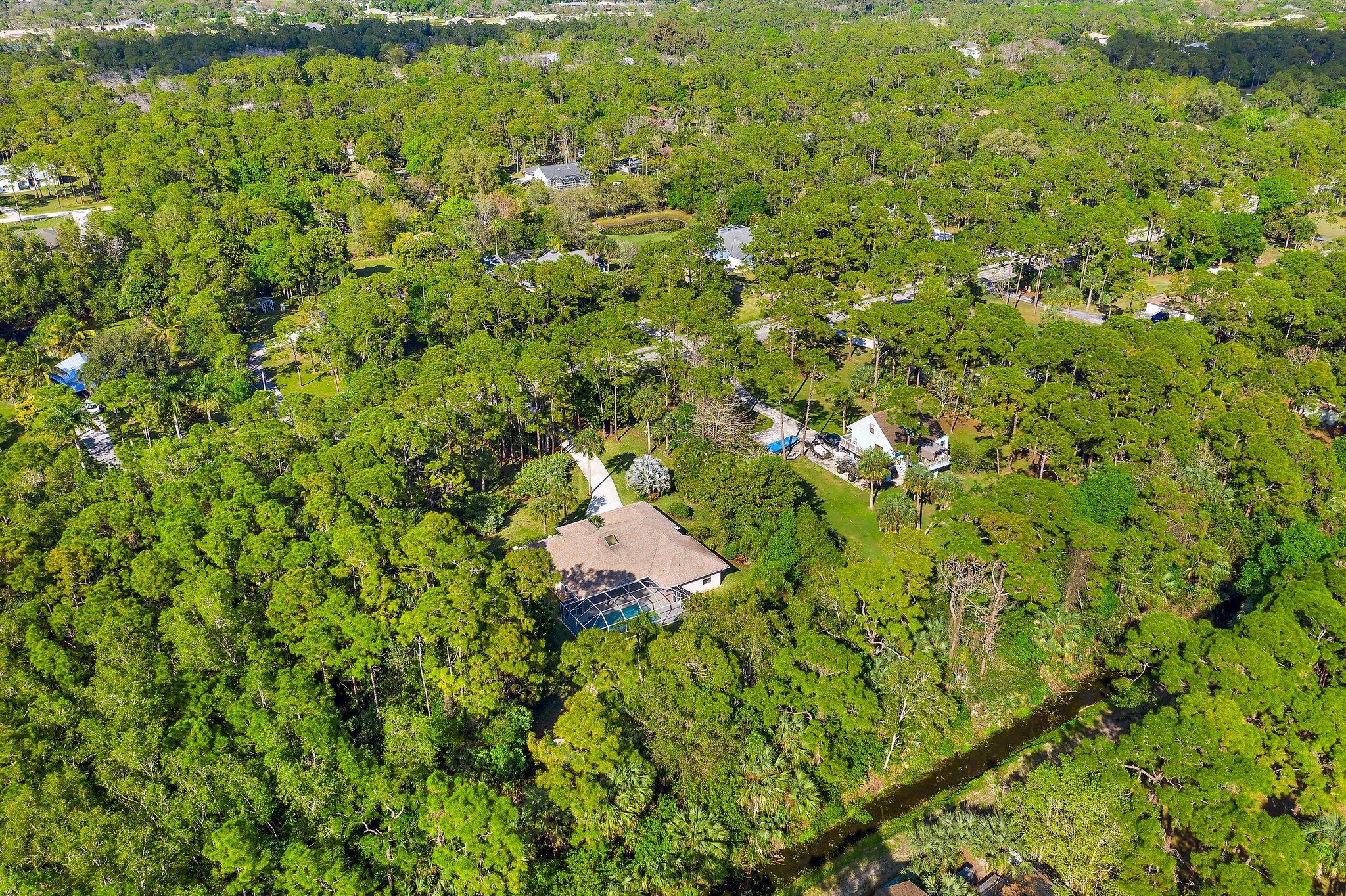 10424 Sandy Run Road Jupiter, FL 33478 - Photo 46 of 52 a view of a bunch of trees and bushes