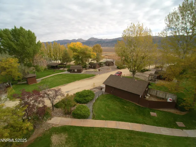a view of a terrace with a garden