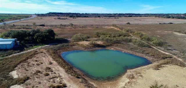 a view of a lake with a mountain