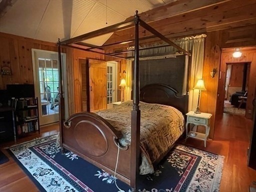 7 Burt Road Westhampton, MA 01027 - Photo 21 of 31 a bed sitting in a room next to a window