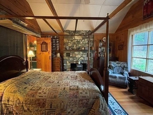 7 Burt Road Westhampton, MA 01027 - Photo 24 of 31 a bedroom with a bed couch and a window
