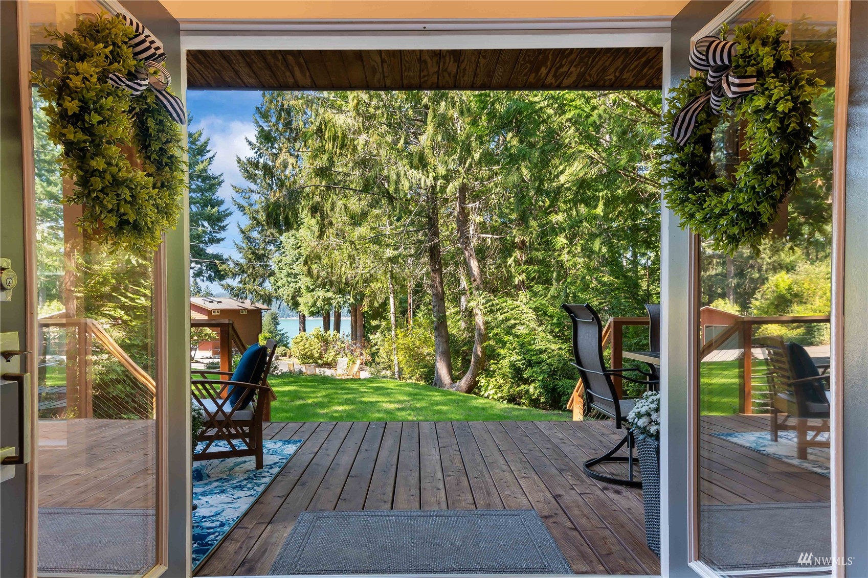 51 East Canyon View Road Belfair, WA 98528 - Photo 17 of 35 a view of entryway with garden