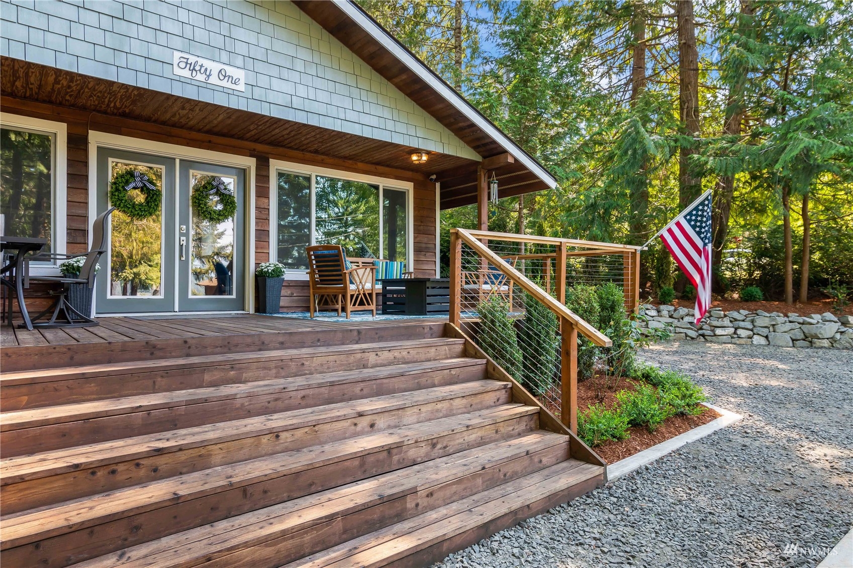 51 East Canyon View Road Belfair, WA 98528 - Photo 19 of 35 a view of outdoor space and deck