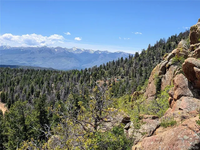a view of a lake with a mountain