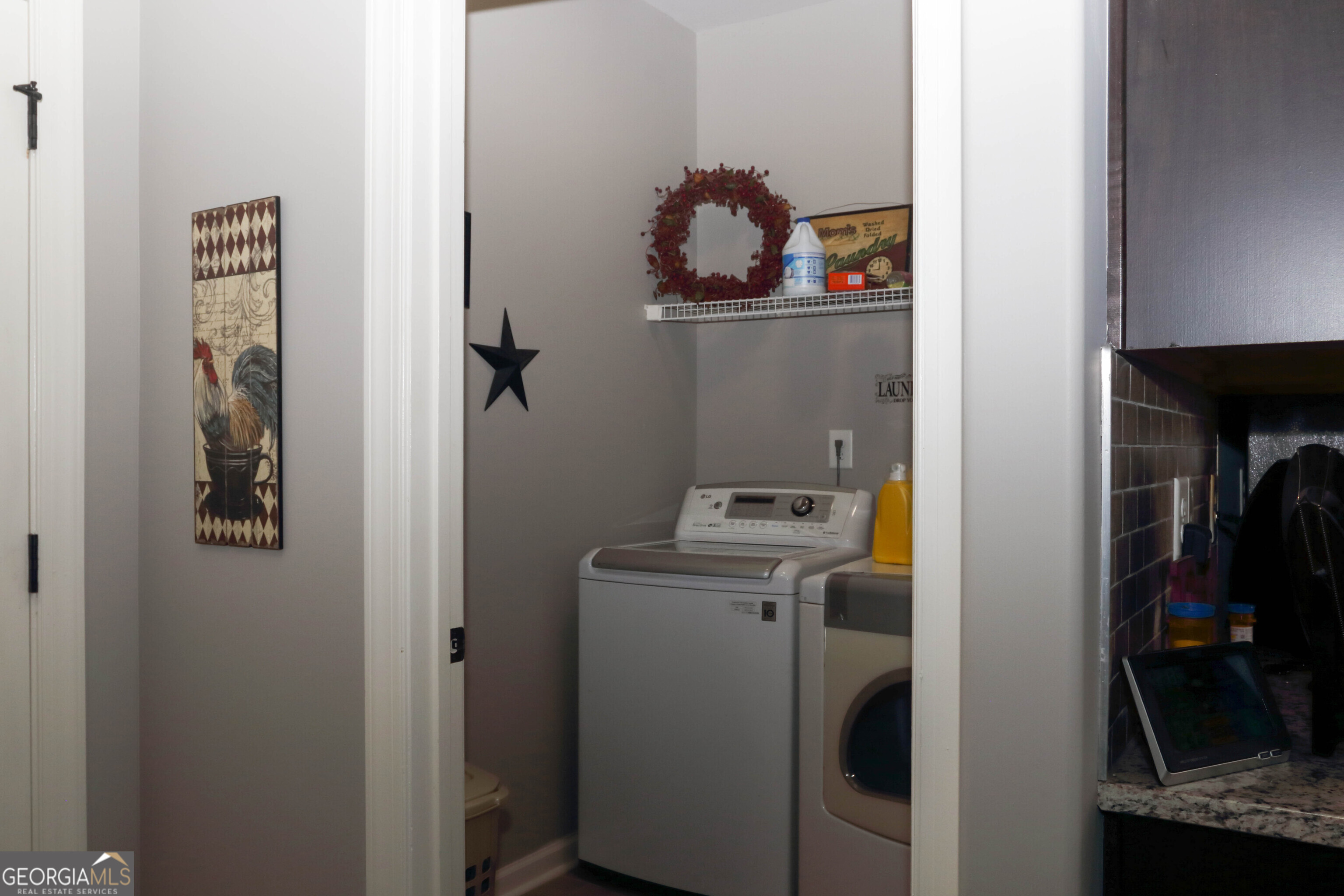 107 Westchester Trail Kathleen, GA 31047 - Photo 15 of 36 a storage room with washer and dryer