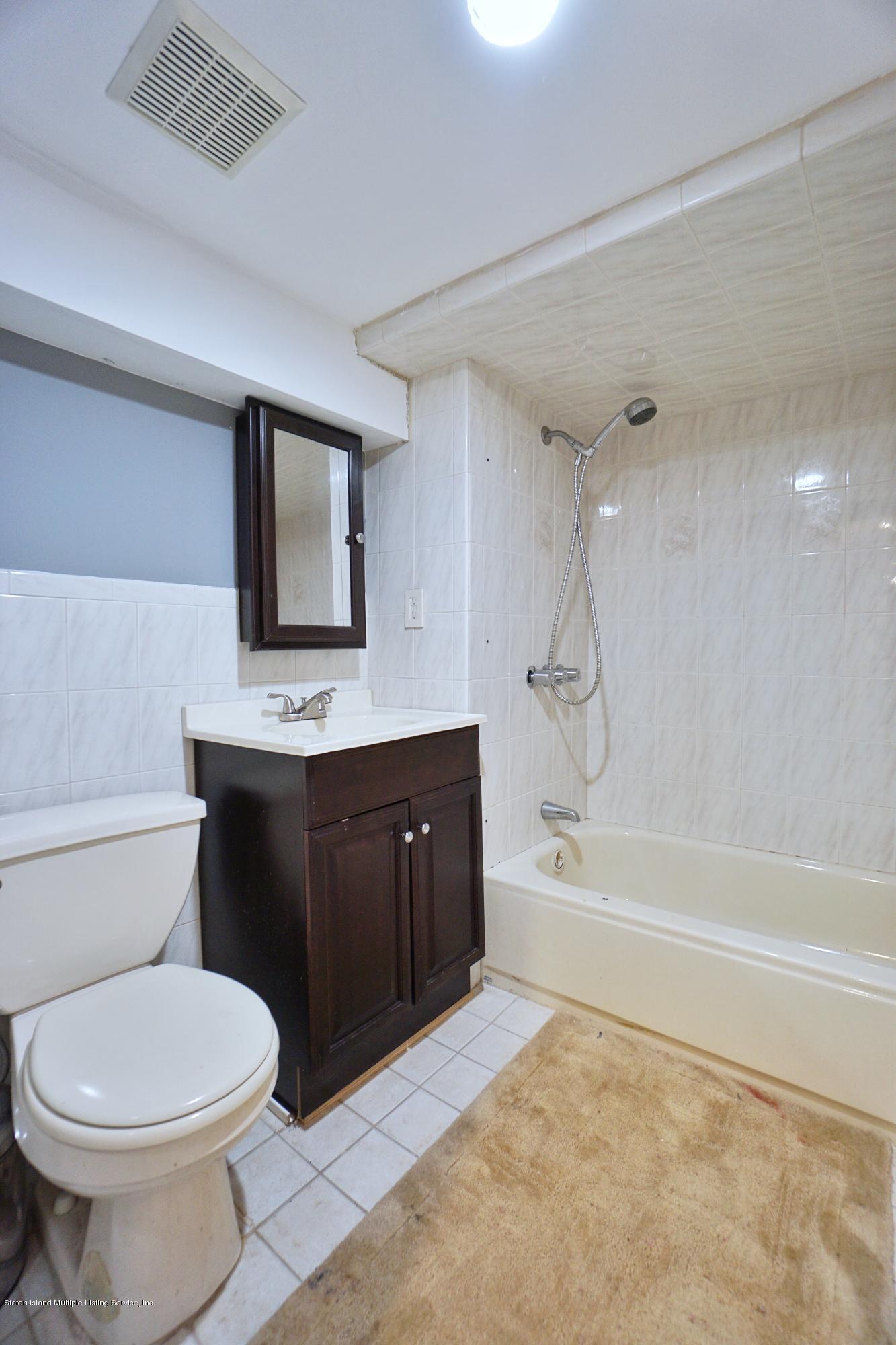 141 Roe Street Staten Island, NY 10310 - Photo 24 of 30 (24) BASEMENT FULL BATHROOM