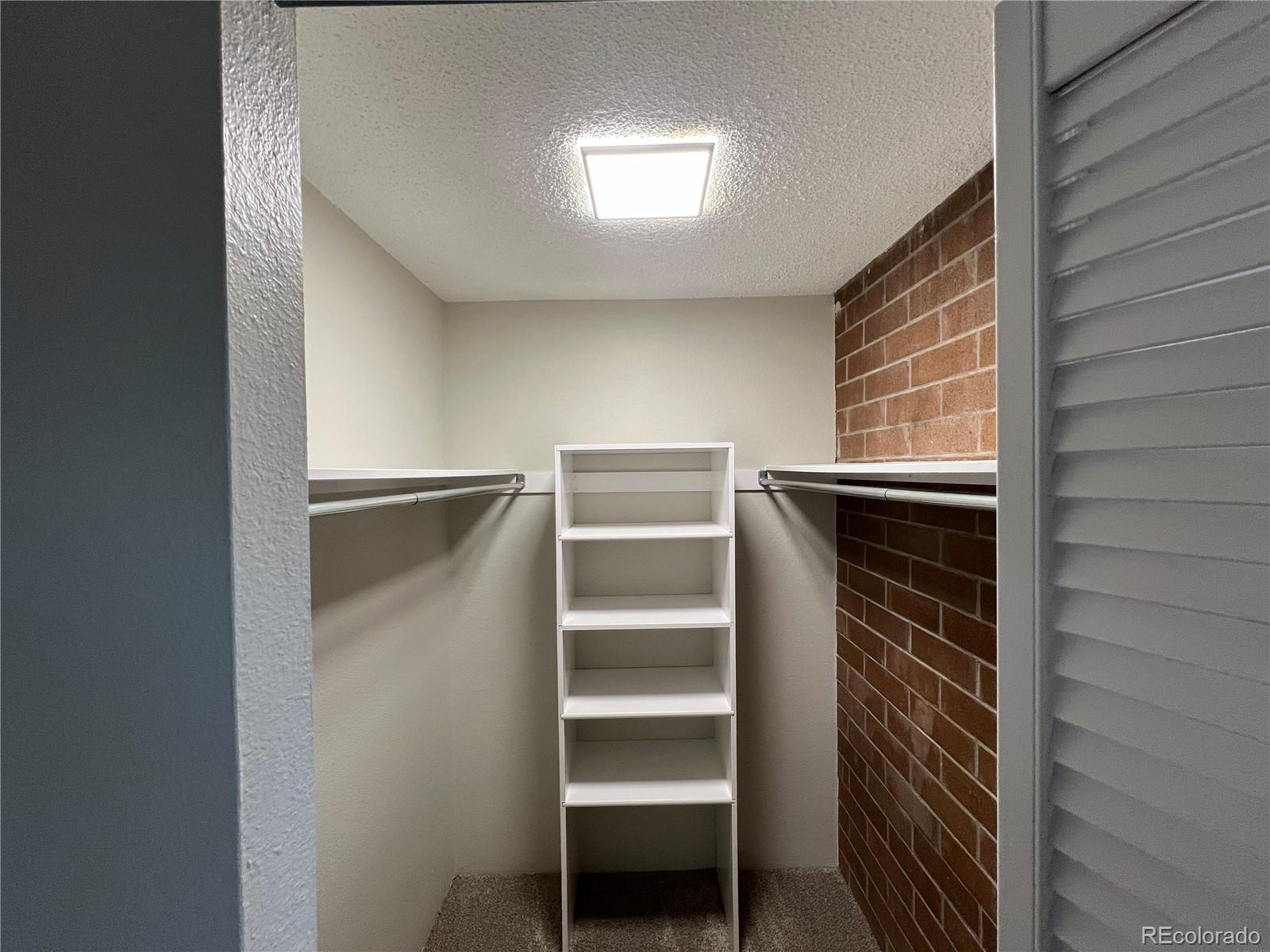 2880 South Locust Street, Unit 507S Denver, CO 80222 - Photo 17 of 48 a view of walk in closet with empty racks