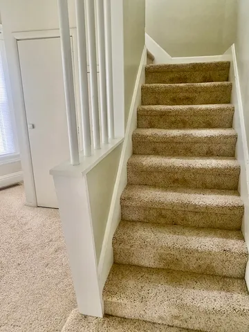 view of an empty room with a window