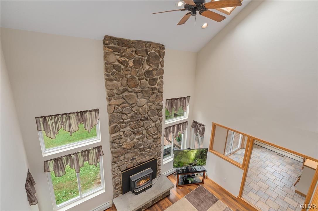 3220 Winding Road Kintnersville, PA 18930 - Photo 41 of 50 a view of staircase with furniture and a window