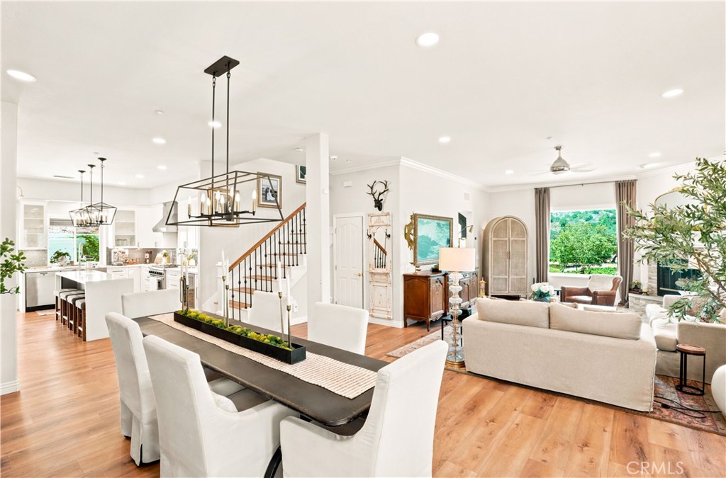 2424 Gird Road Fallbrook, CA 92028 - Photo 22 of 75 VIEW OF DINING KITCHEN AND LIVING AREA