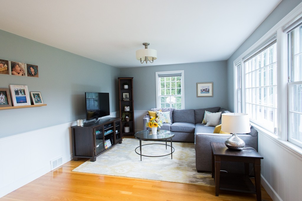 266 Pelham Island Road Wayland, MA 01778 - Photo 4 of 20 a living room with furniture and a flat screen tv