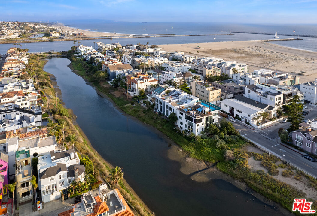 110 Topsail Mall Marina del Rey, CA 90292 - Photo 38 of 39 an aerial view of ocean and residential houses with outdoor space