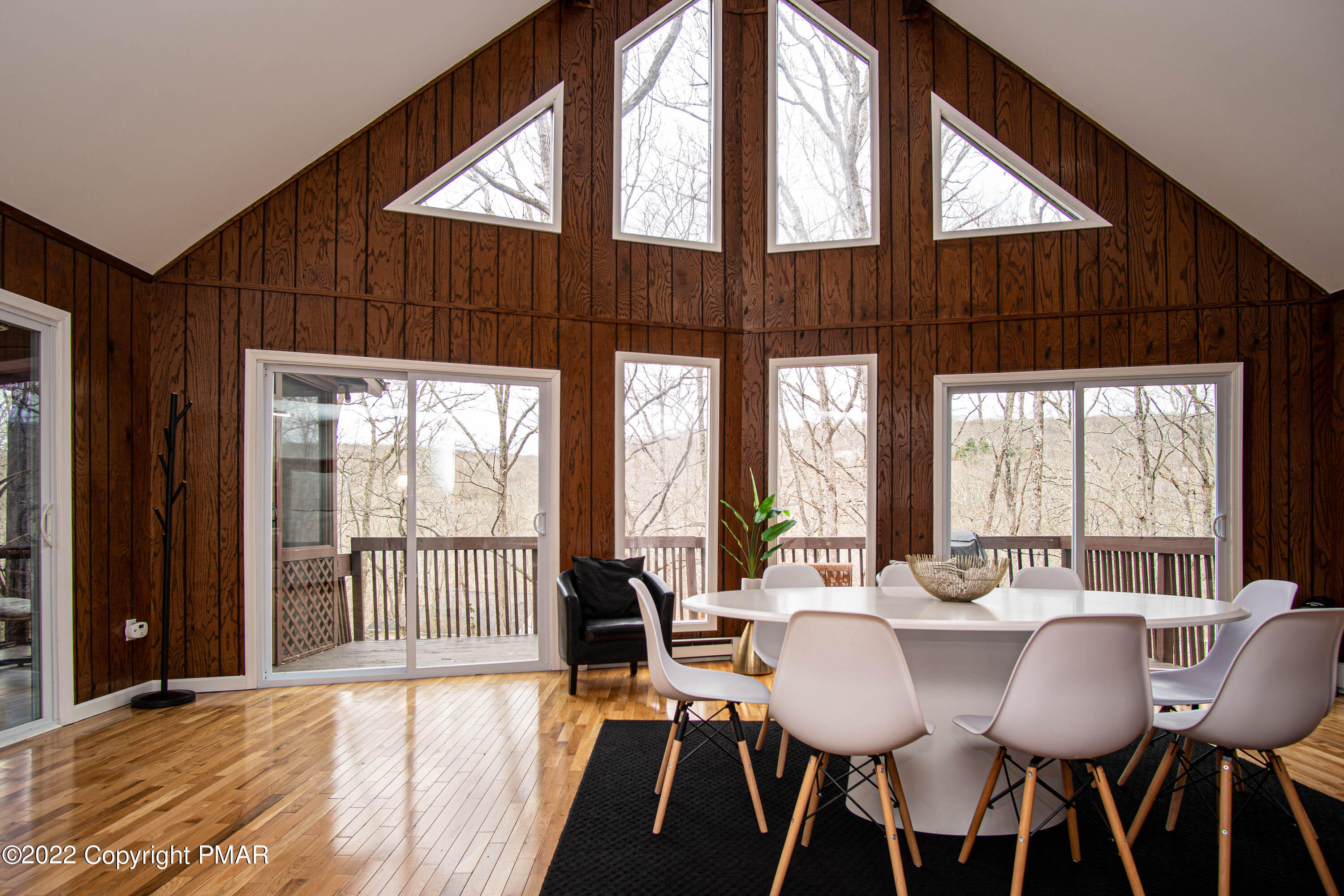 125 Edinburgh Road Bushkill, PA 18324 - Photo 7 of 64 a view of a dining room with furniture window and outside view