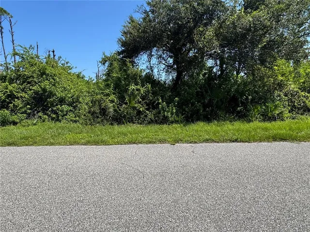 a view of a bench in a garden