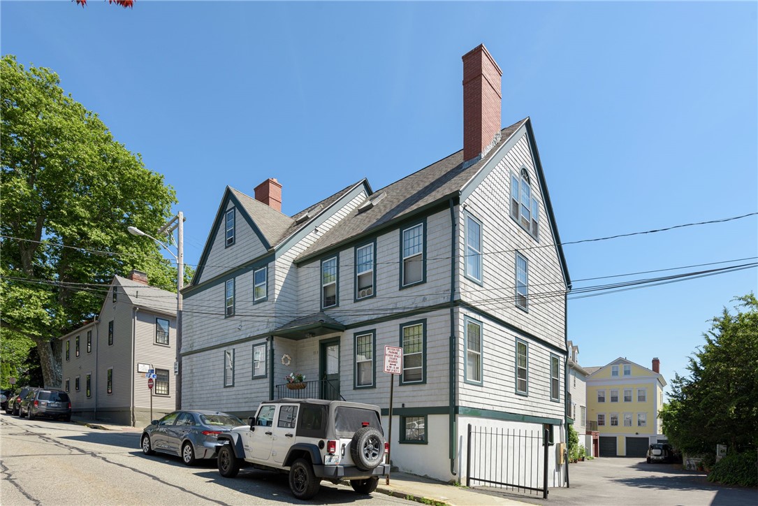 93 Mill Street, Unit B Newport, RI 02840 - Photo 1 of 33 Front Entry Mill, Garage entry around to right