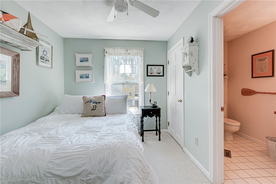 93 Mill Street, Unit B Newport, RI 02840 - Photo 16 of 33 2 of 3 Bedrooms, queen, ensuite bath 2nd floor