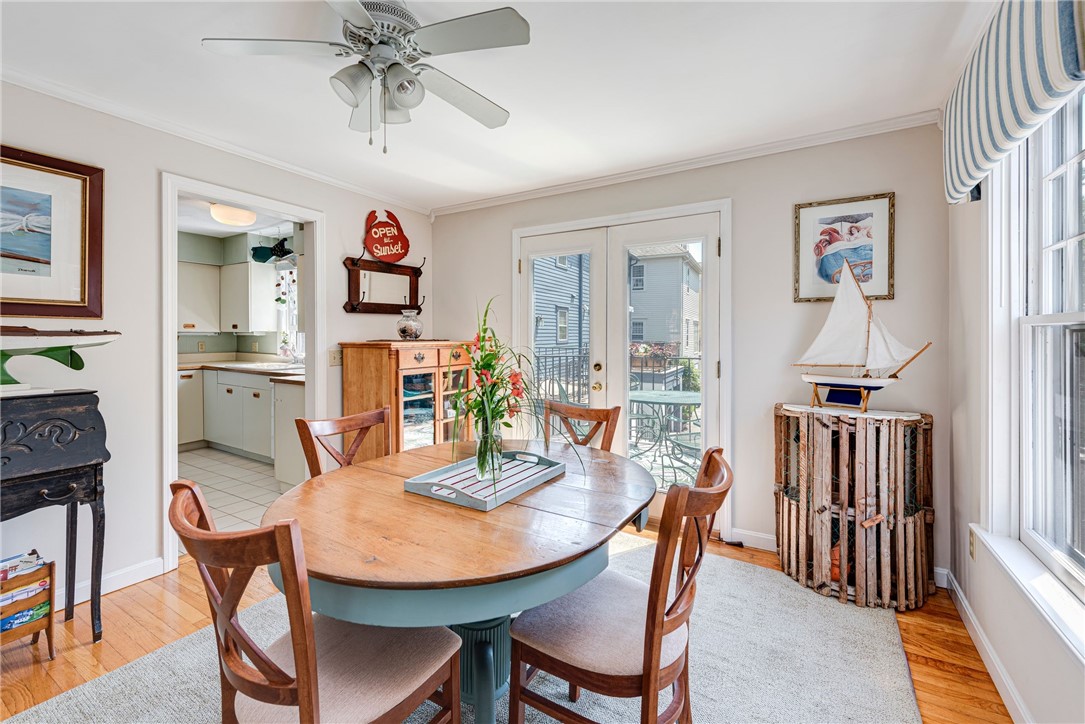 93 Mill Street, Unit B Newport, RI 02840 - Photo 3 of 33 Dining to deck