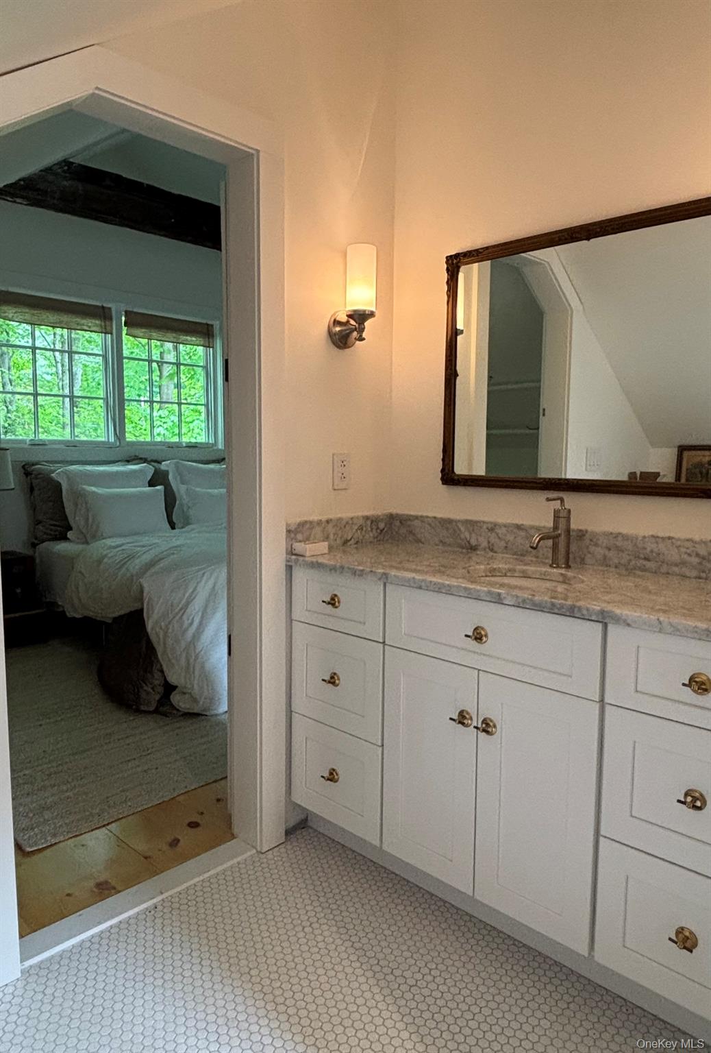 38 A Creemer Road Armonk, NY 10504 - Photo 18 of 23 A view from the bath to the bedroom.