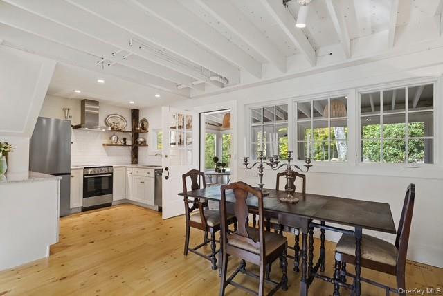 38 A Creemer Road Armonk, NY 10504 - Photo 6 of 23 From the screened porch you enter into the open kitchen/dining area with the adjoining living room.