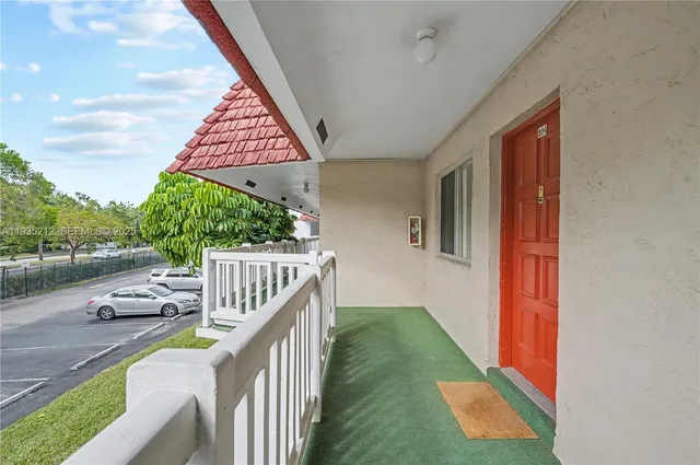 a view of balcony and deck