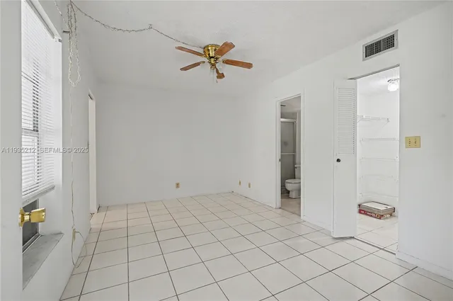 a view of an empty room