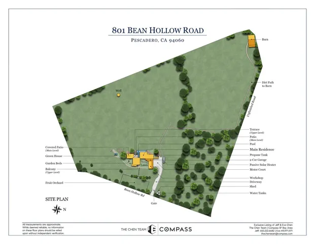 $7,980,000 | 801 Bean Hollow Road, Pescadero, CA 94060