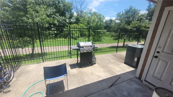 a view of balcony with couch
