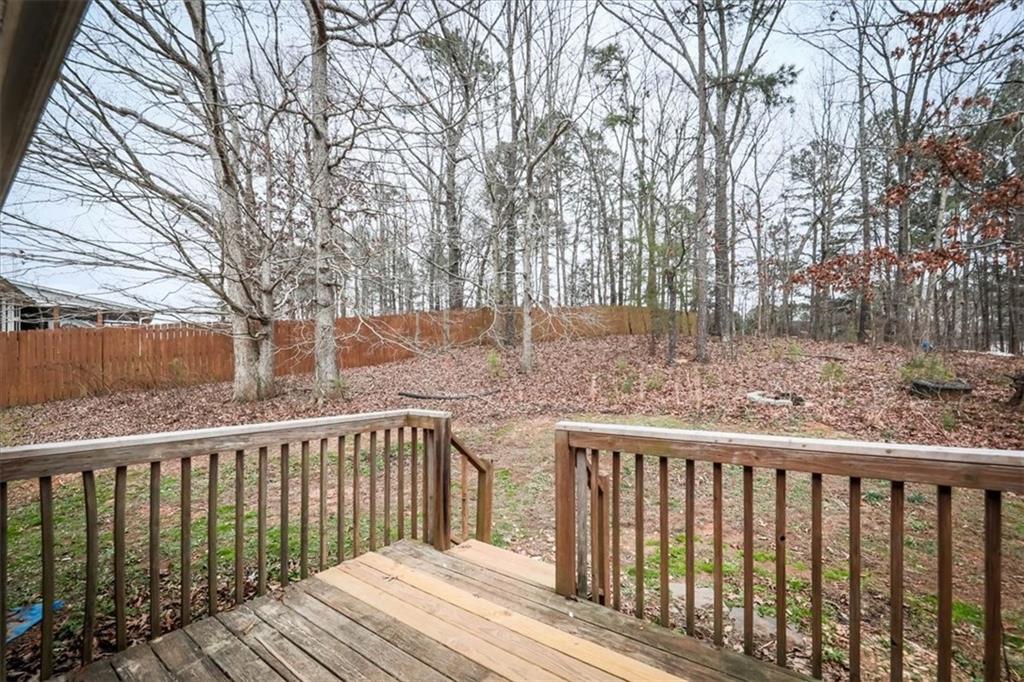 385 Prometheous Way Rockmart, GA 30153 - Photo 25 of 27 a view of a wooden fence