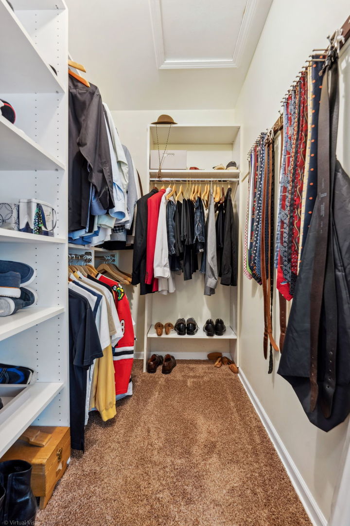 396 Jervey Lane Bartlett, IL 60103 - Photo 29 of 39 a view of walk in closet with clothes and shoes