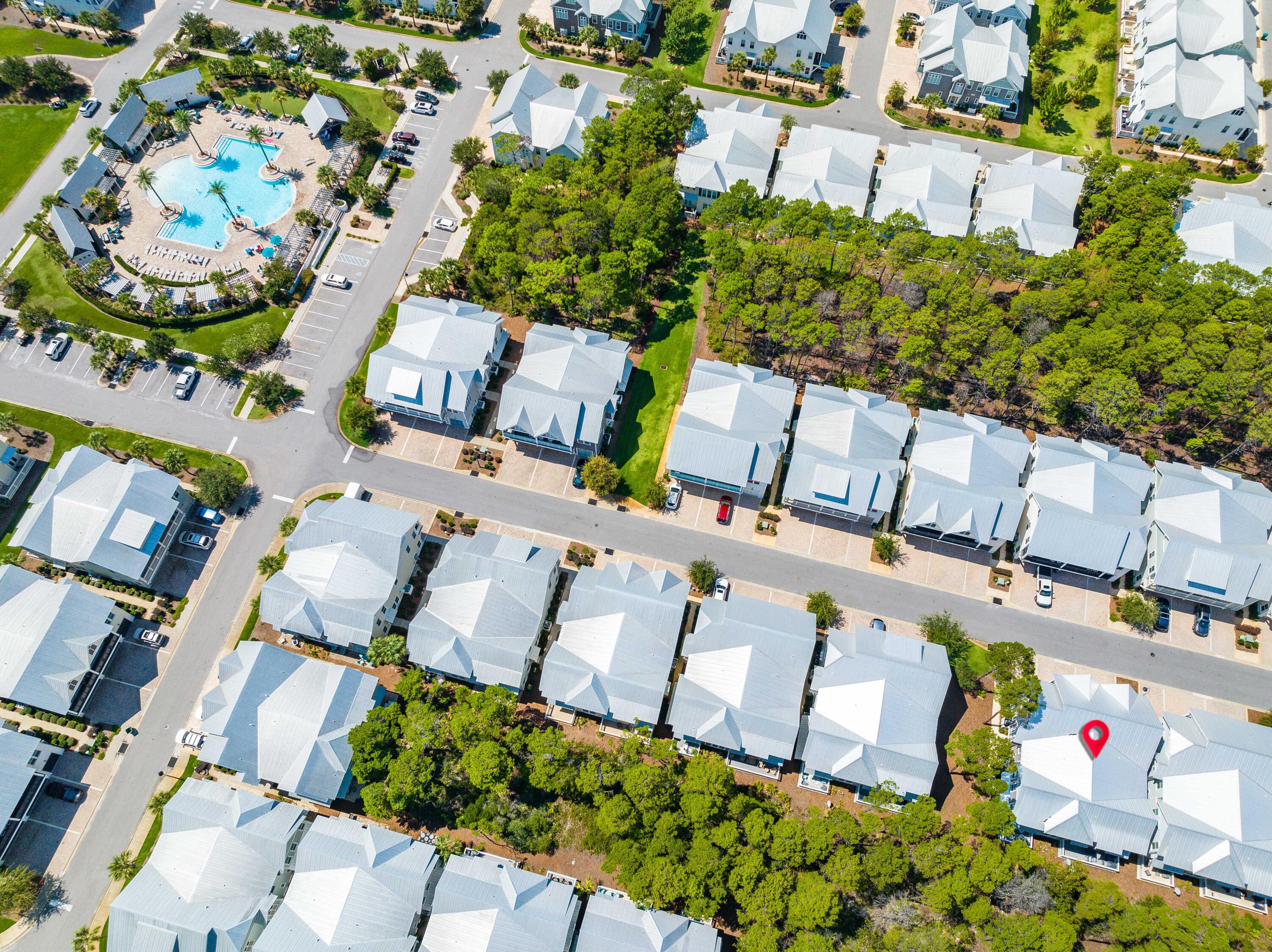 78 E Pine, Unit B Inlet Beach, FL 32461 - Photo 38 of 65 78 Pine Lands Loop Aerial Marked-6