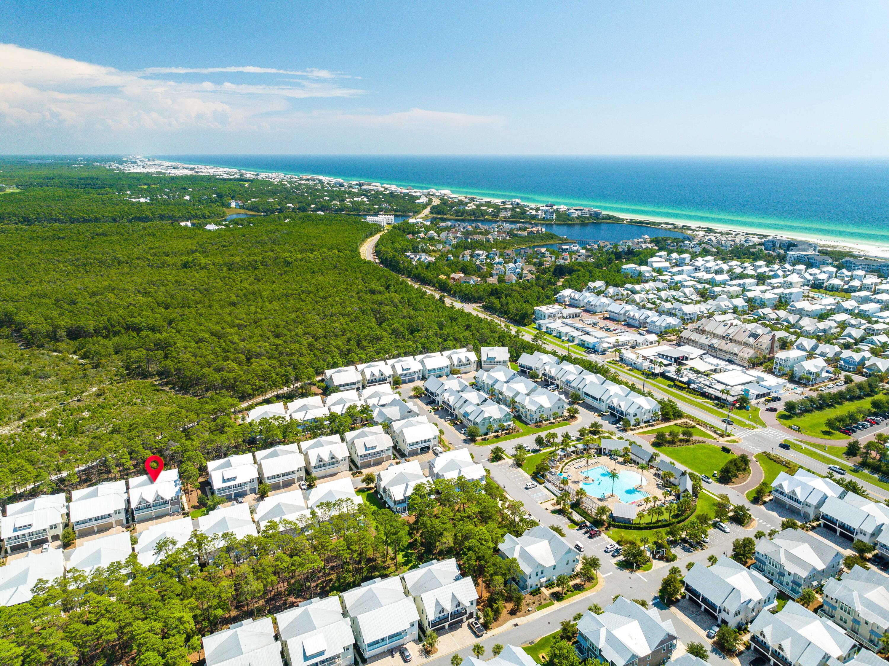 78 E Pine, Unit B Inlet Beach, FL 32461 - Photo 40 of 65 78 Pine Lands Loop Aerial Marked-9