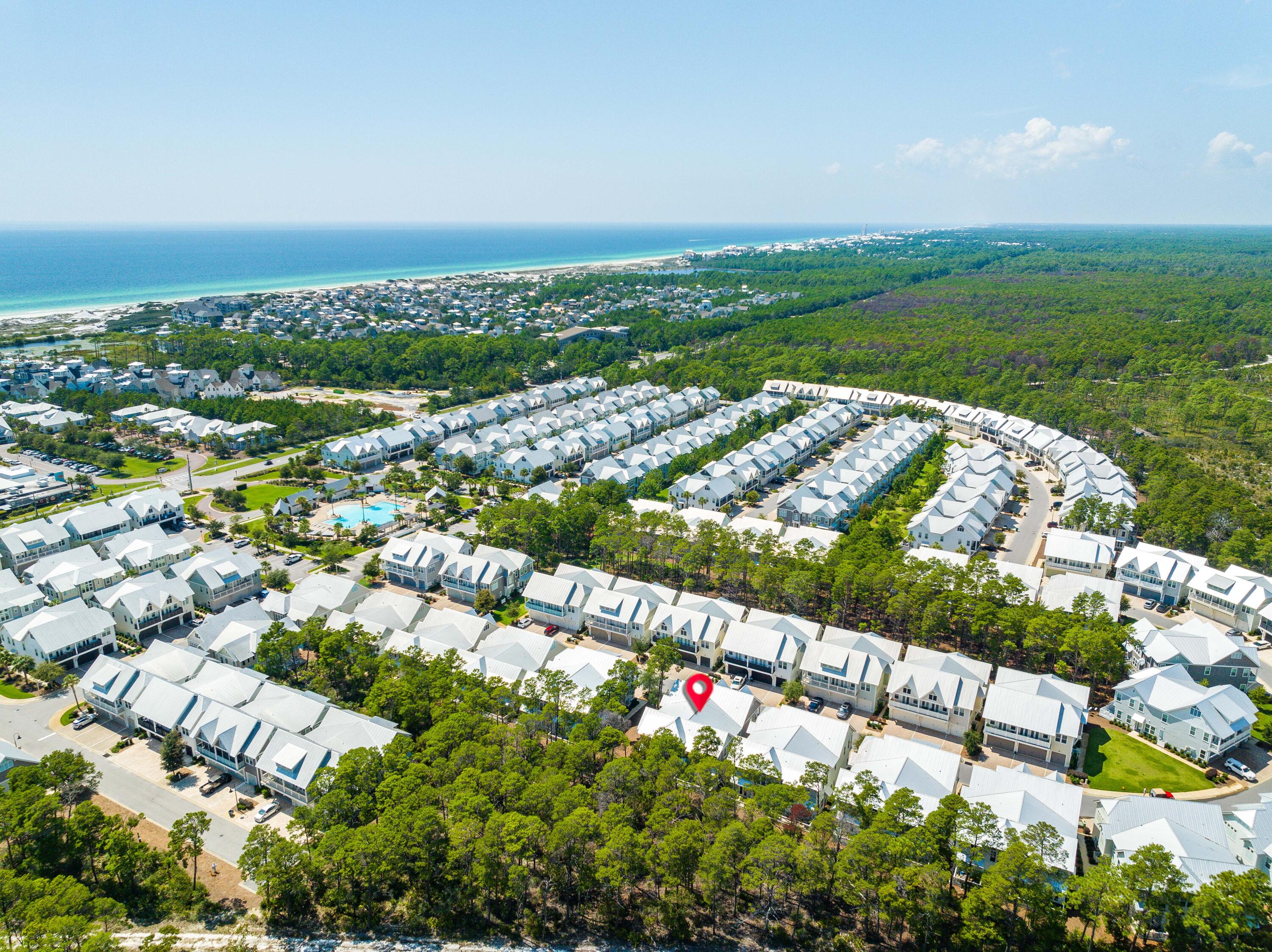 78 E Pine, Unit B Inlet Beach, FL 32461 - Photo 41 of 65 78 Pine Lands Loop Aerial Marked-3