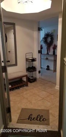 a view of a closet area