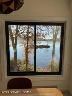 a view of a window in a room