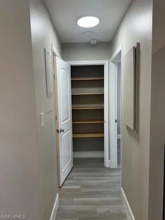a view of walk in closet