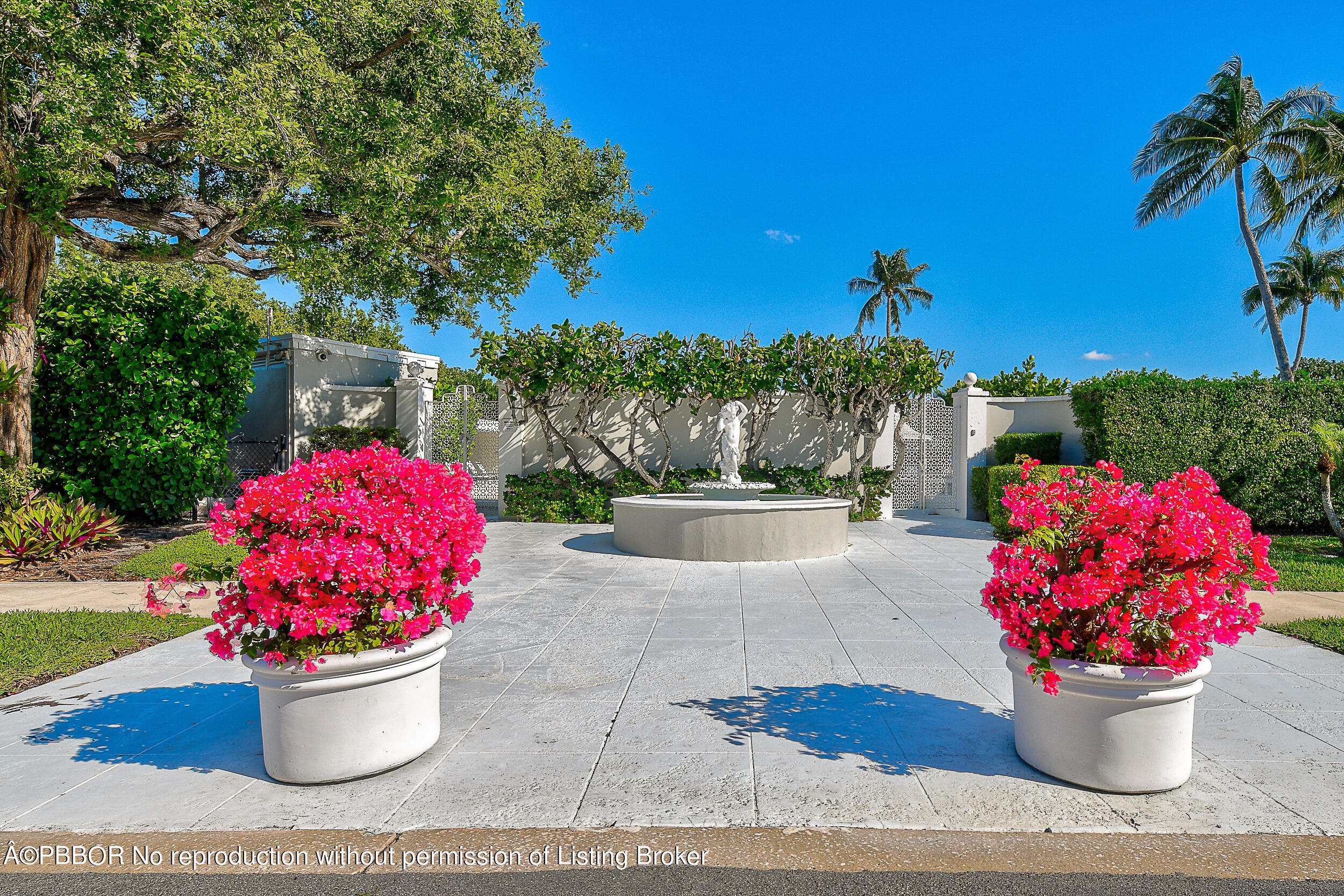 2170 Ibis Isle Road, Unit 2 Palm Beach, FL 33480 - Photo 29 of 38 a white vase with flowers on deck of a house