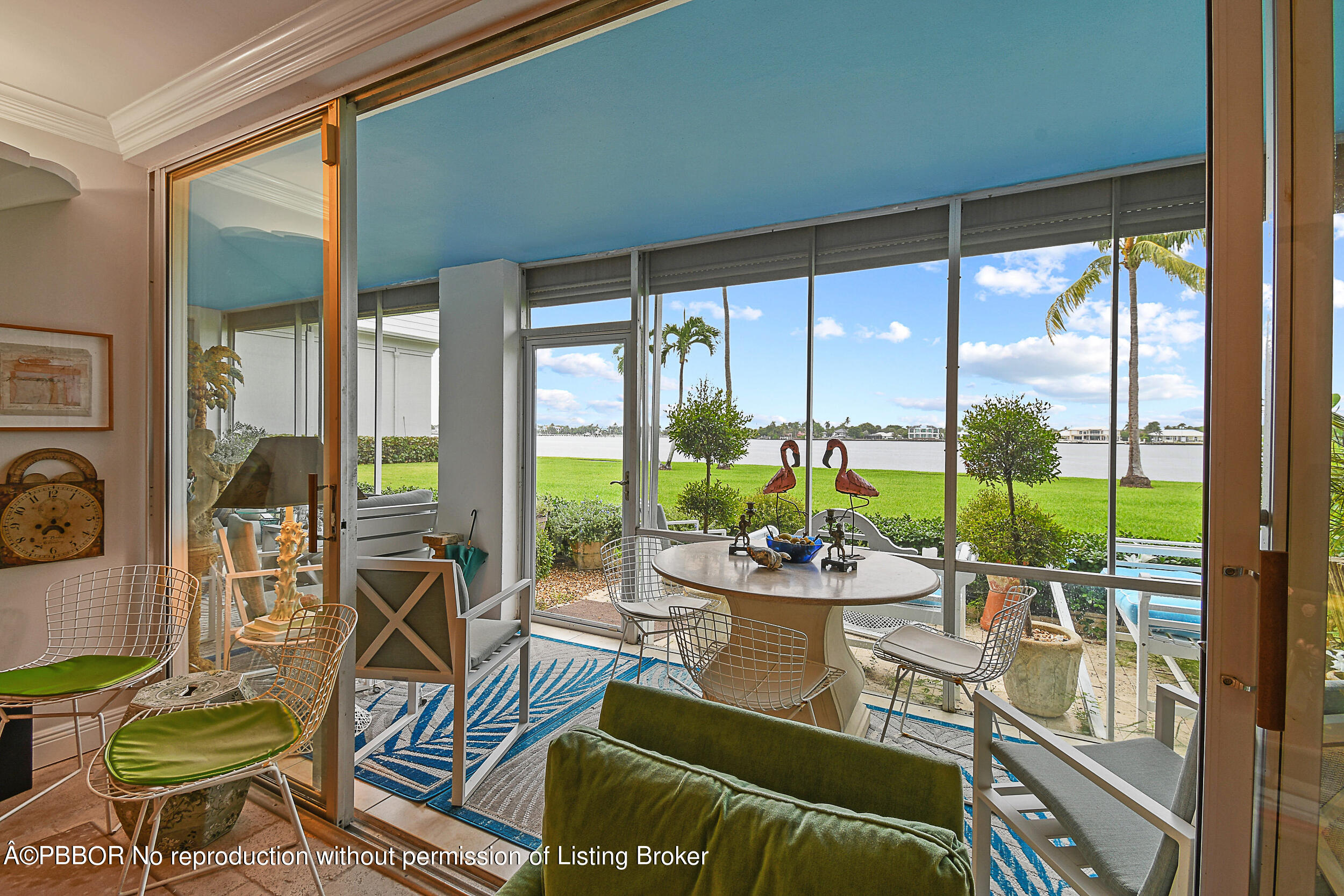 2170 Ibis Isle Road, Unit 2 Palm Beach, FL 33480 - Photo 36 of 38 a outdoor living space with furniture and garden view