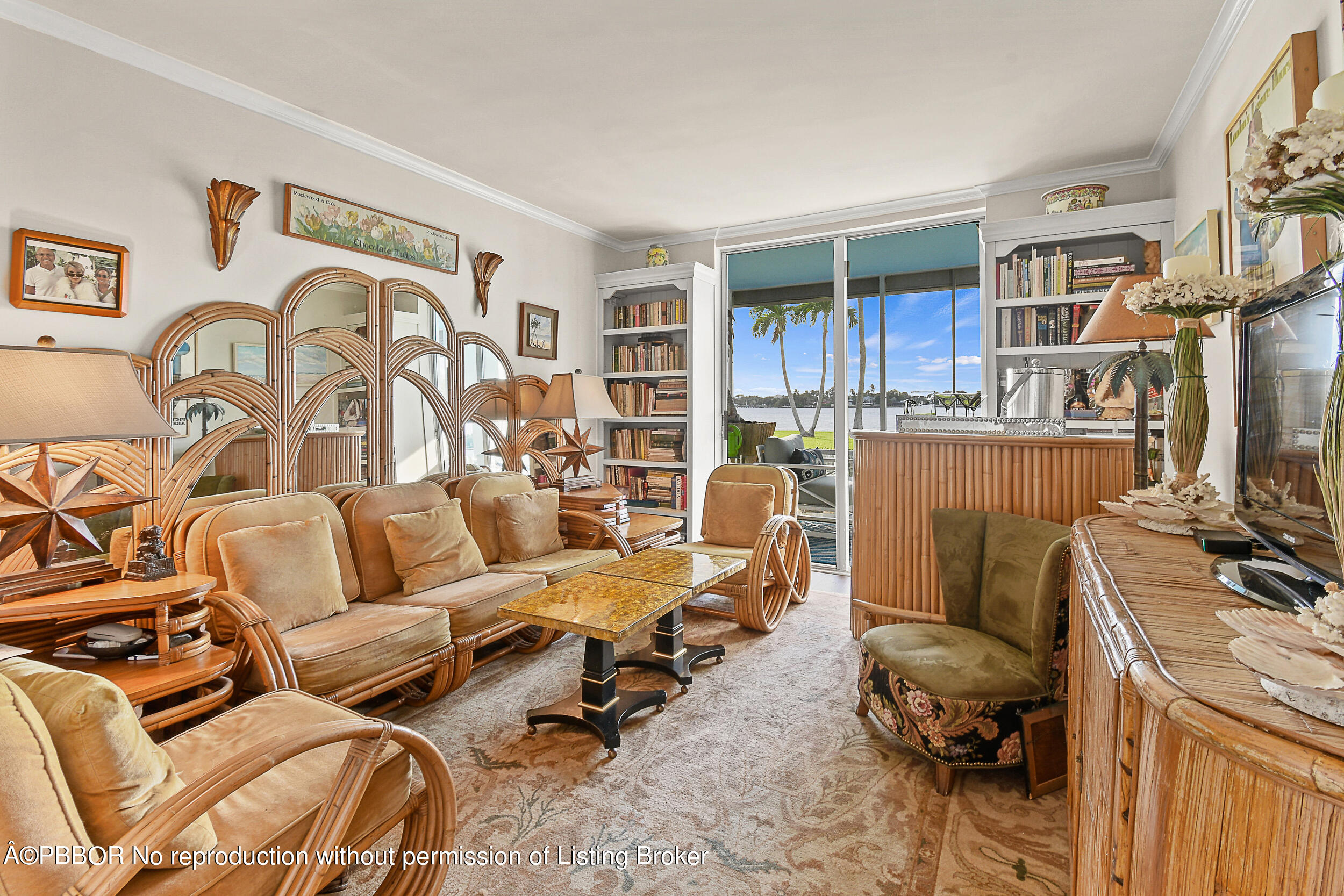 2170 Ibis Isle Road, Unit 2 Palm Beach, FL 33480 - Photo 37 of 38 a living room with furniture a rug and a window