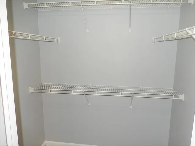 a view of a closet