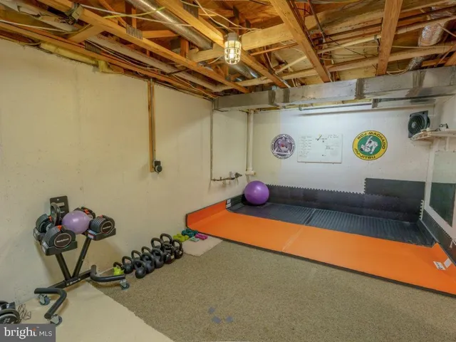 a view of storage and utility room