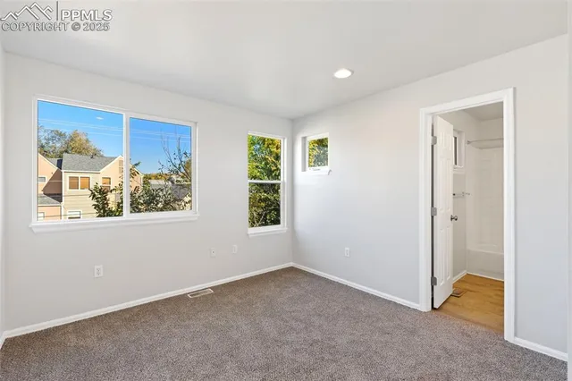 a view of an empty room