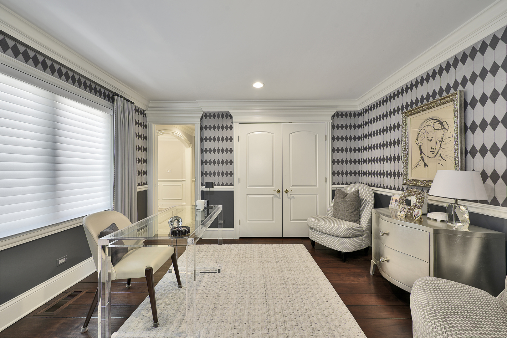 1877 Banbury Road Inverness, IL 60067 - Photo 18 of 59 a living room with furniture and a large window