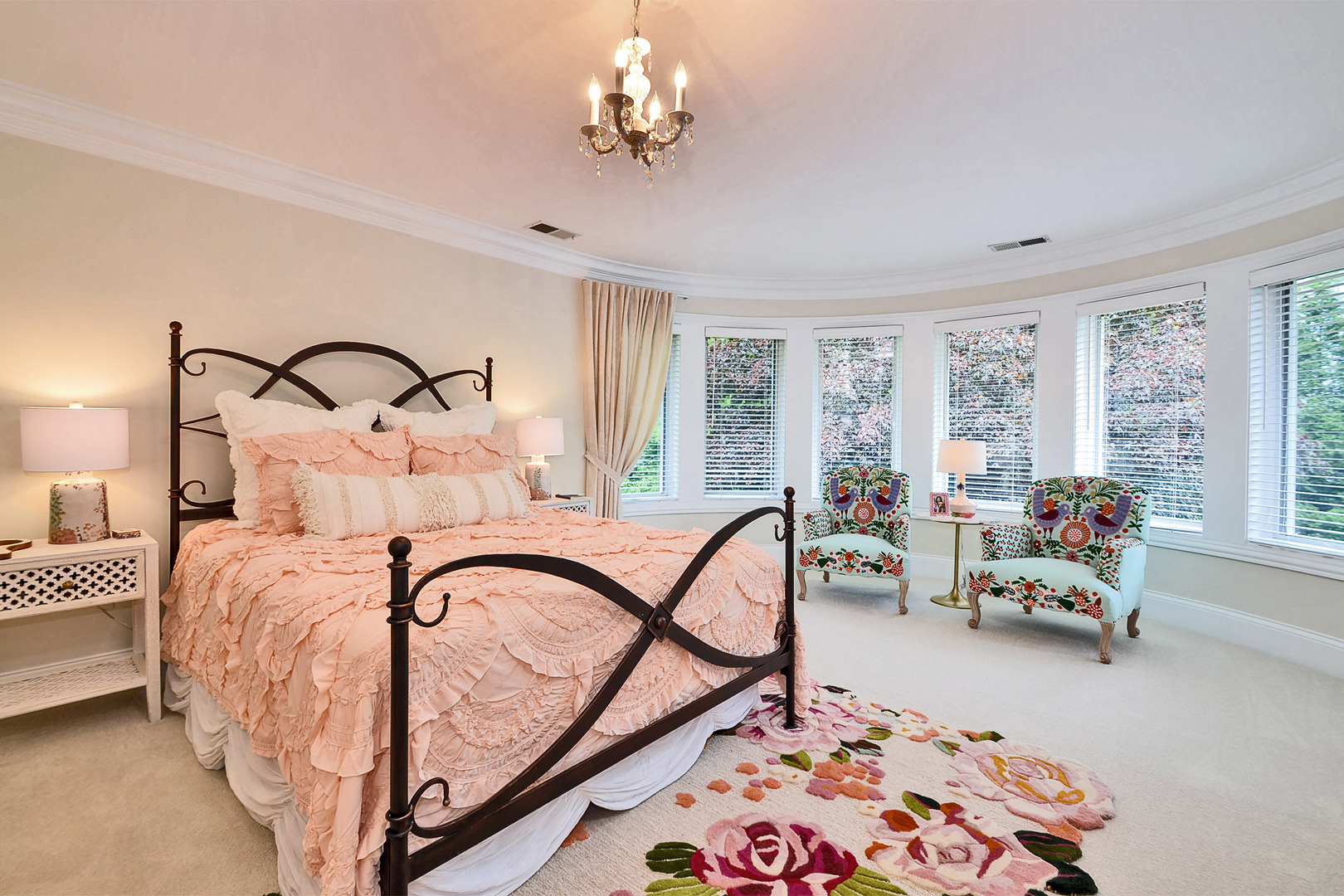 1877 Banbury Road Inverness, IL 60067 - Photo 31 of 59 a bedroom with furniture and a large window