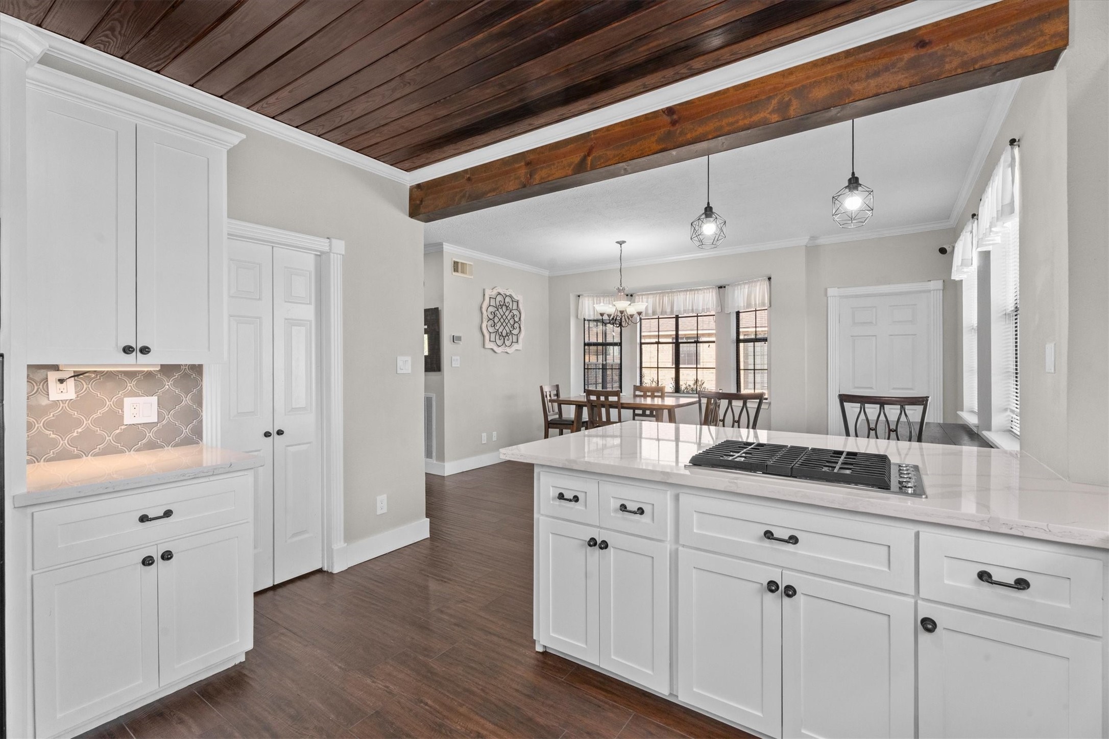10402 Hondo Hill Road Houston, TX 77064 - Photo 12 of 40 a bathroom with a granite countertop sink and a mirror